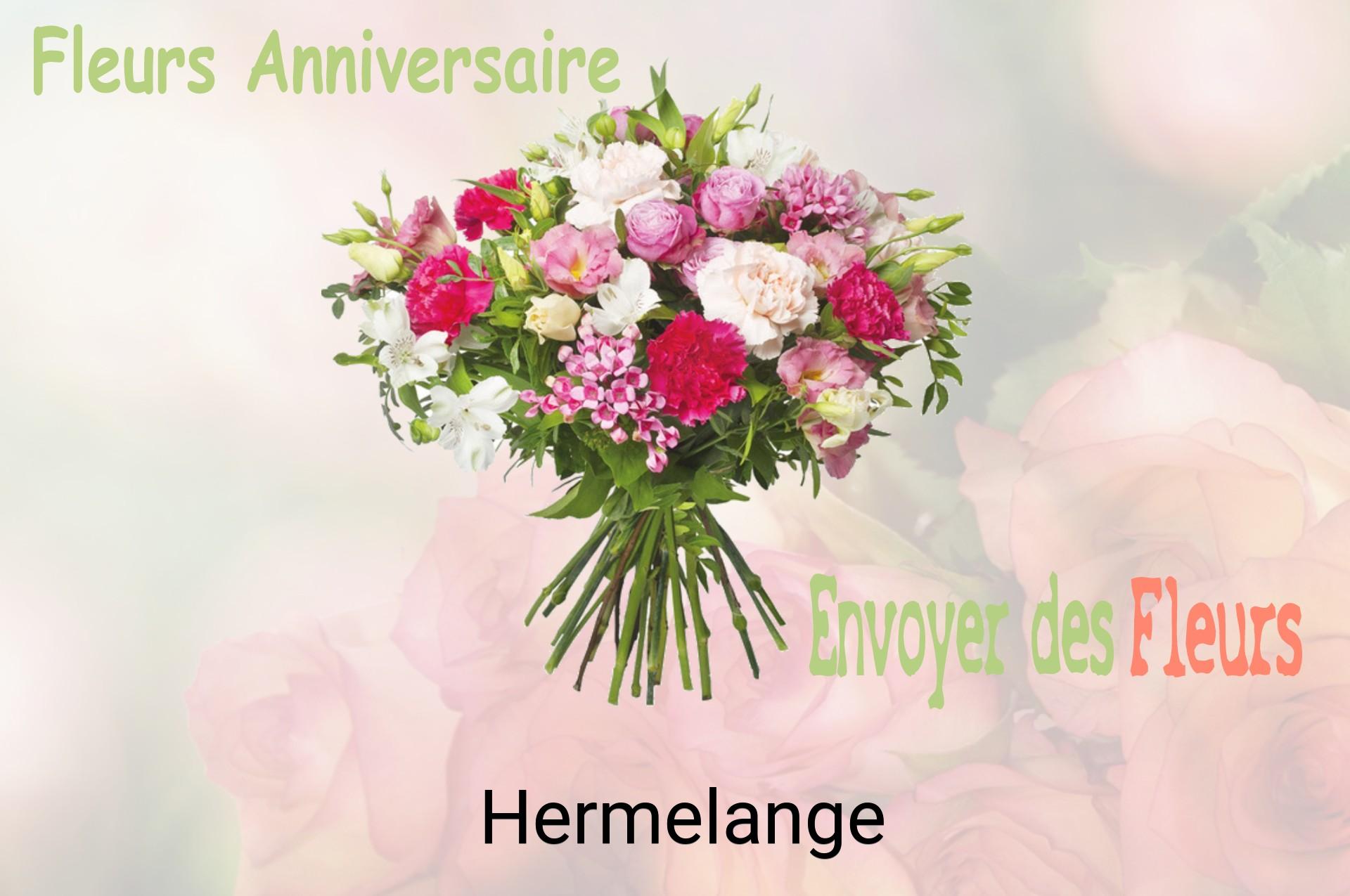 Bouquet de fleurs d’anniversaire livré à Hermelange